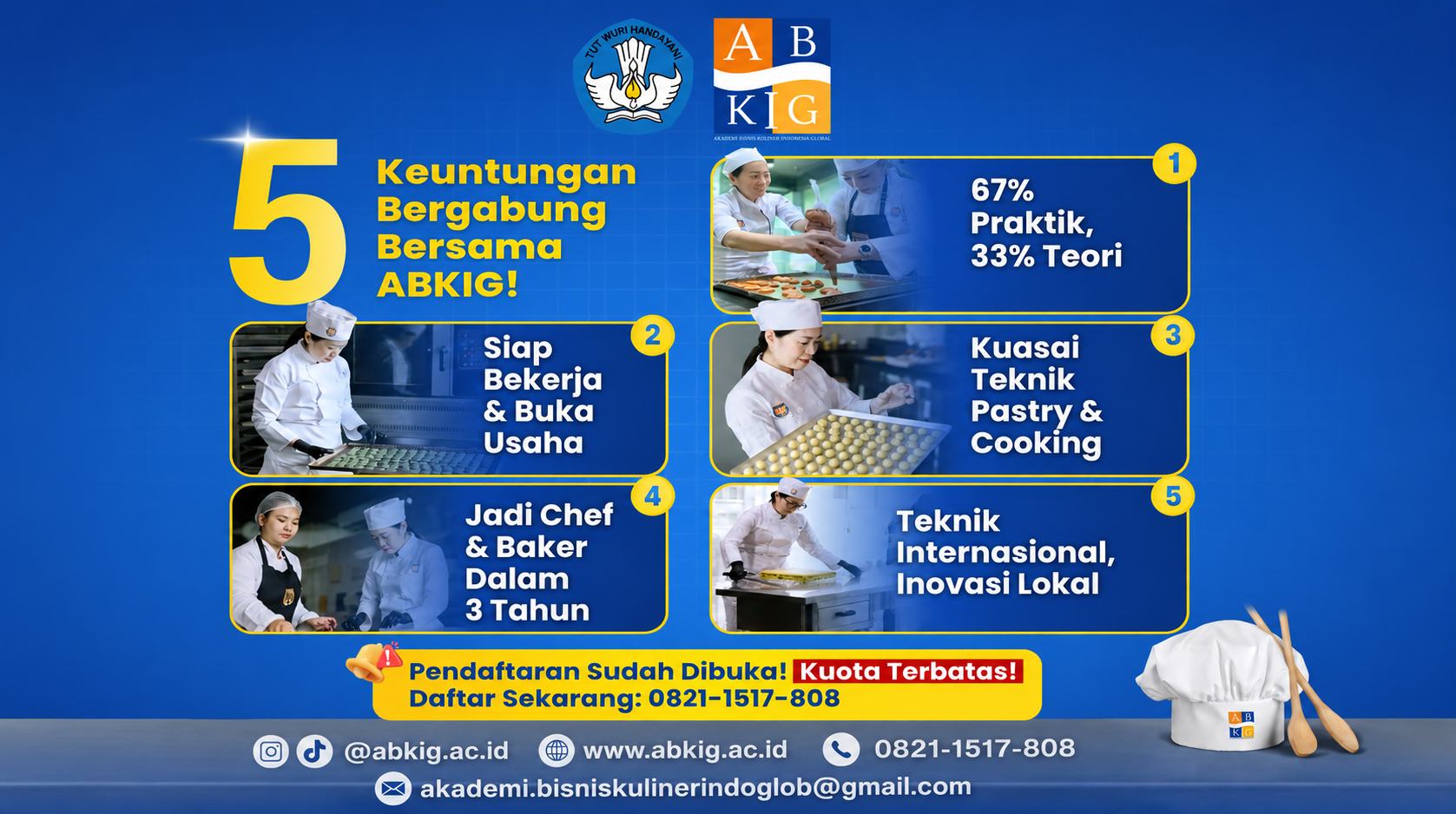 5 Alasan Memilih ABKIG: Akademi Kuliner Terbaik untuk Masa Depanmu