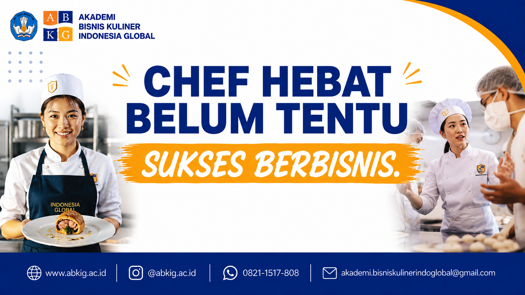 Chef Hebat Belum Tentu Sukses Berbisnis. Entrepreneur Kuliner Harus Menguasai Keduanya.