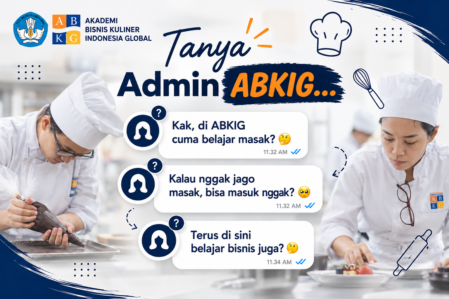 Belajar Baking & Pastry Sekaligus Bisnis? Ini yang Kamu Dapatkan di ABKIG